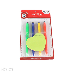 Wholesale stationery set <em>ball</em>-<em>point</em> <em>pen</em> and sticky note set