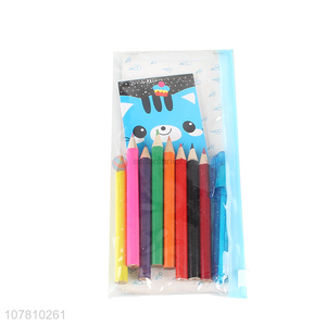 Promotional kids stationery set mini notebook color pencils ball <em>pen</em>