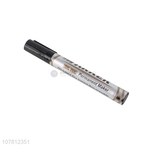 New Design Unerasable Permanent Marker Black Marker Pen