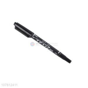 Unique Design Thin Permanent Marker Black Marker Pen