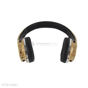 Wholesale golden foldable headset telescopic <em>earphone</em>