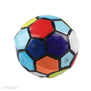 China supplier colourful training football for sale