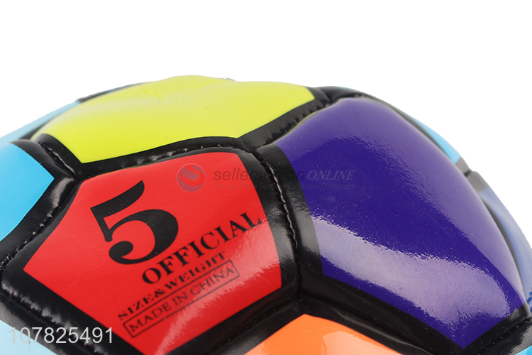 China supplier colourful training football for sale