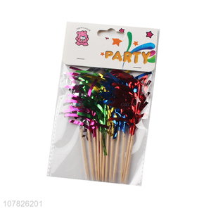 Cheap price 10cm colourful fireworks wooden stick
