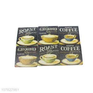 Factory price custom sublimation print mdf coffee cup coasters