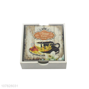 Good quality vintage European style mdf cup mat drink coasters