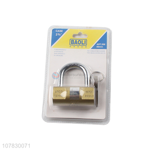 Wholesale multi-purpose safety theftproof iron padlock and keys