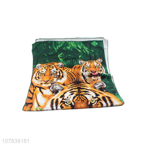 New Arrival Tiger Pattern Long Bath Towel Beach Towel