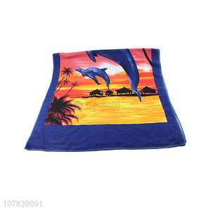 Fashion Color Printing Bath Towel Soft Beach Towel