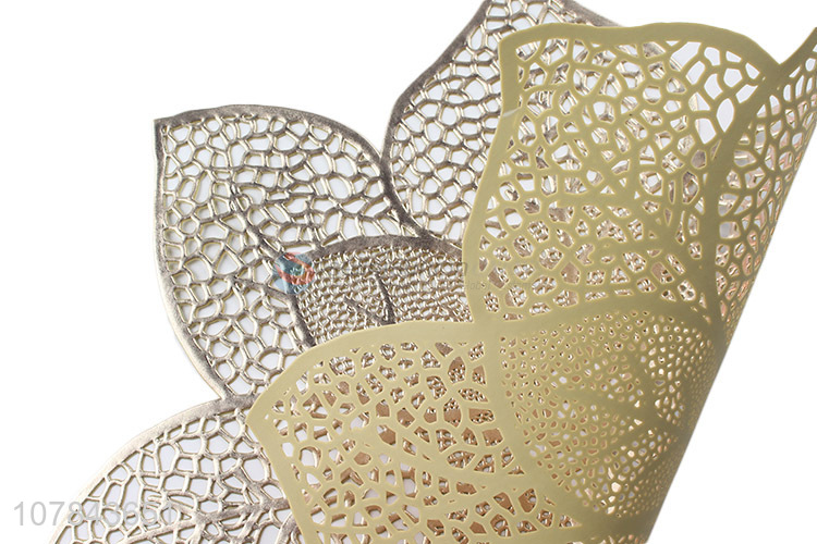 Good quality champagne bauhinia insulation placemat