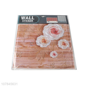 China sourcing 3d flower pattern interior wall stickers