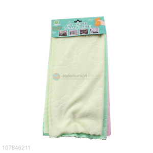 Hot selling multicolor kitchen cleaning rag washing rag
