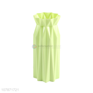 Hot sale modern imitation ceramic flower vase plastic vase for decoration