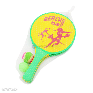 New products durable beach ball rackets outdoor sports with two balls