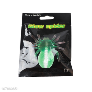 New product halloween glow spider animal toys for sale