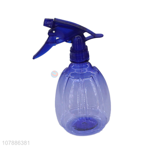 Factory wholesale royal blue plastic hand-pressed pumpkin watering can