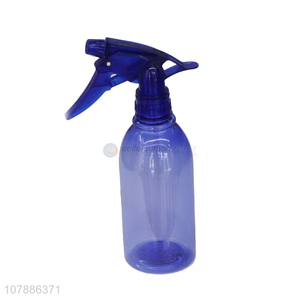 Hot selling royal blue plastic spray can translucent spray bottle