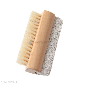 Wholesale multi-purpose double-faced exfoliating foot file with pumice stone