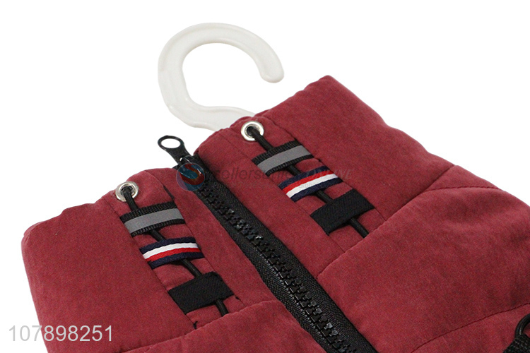 Wholesale solid color adjustable dog harness clothes dog winter jackets