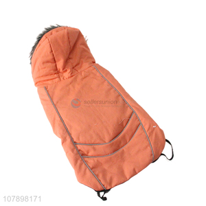 Online wholesale classic style winter dog padded coat dog jacket