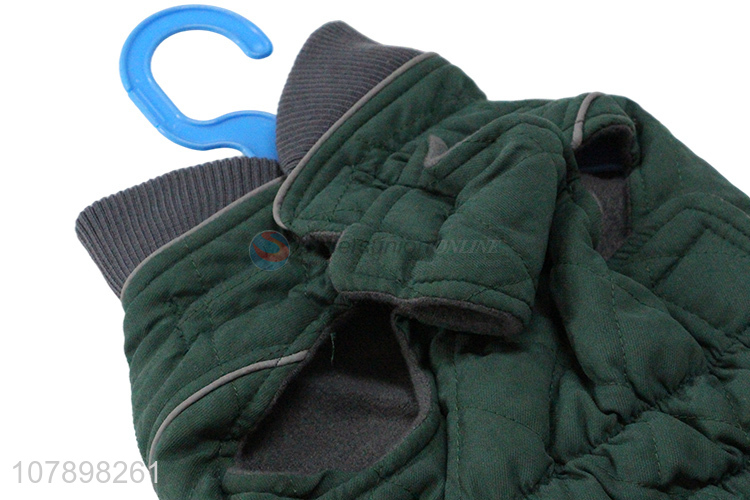 Hot sale fashionable pet apparel stitching dog padded coat dog jacket