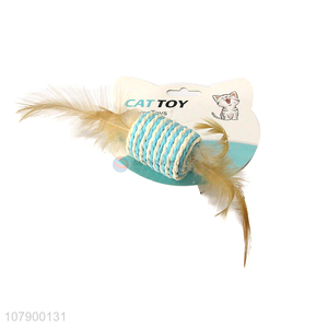 Hot Sale Feather Cat Toy Interactive Pet Cat Toy
