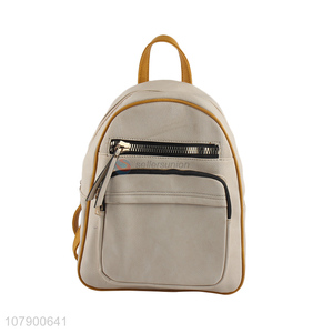 New Design PU Leather Backpack Ladies School Shoulder Bag
