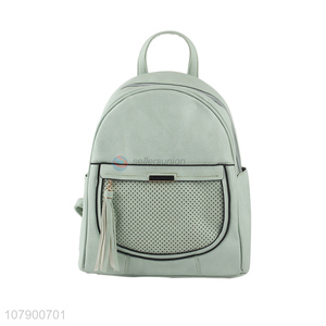 Promotional PU Leather Backpack Casual Shoulder Bag Girls Handbag