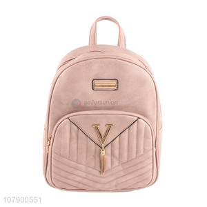 Wholesale Custom Logo PU Leather Backpack Fashion <em>Shoulders</em> <em>Bag</em>