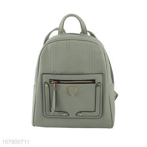 Fashion Classic Color Backpack PU Leather Shoulders Bag For Ladies