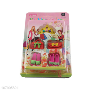 Top Quality Mini Shoes And Bag Shape Eraser Students Erasers
