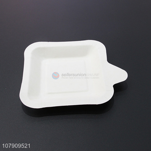High quality white disposable lunch box takeaway plate