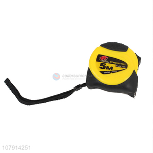Good quality yellow portable telescopic tape measure tool tape