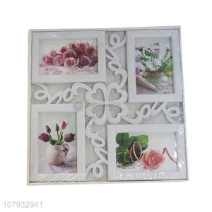 New style four openings plastic combination <em>picture</em> photo frame