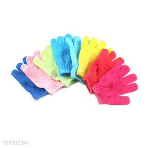 China wholesale reusable washing tools skin cleaning bath gloves