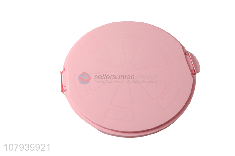 New Design Portable Round Plastic Cake Storage Box Cake Holder