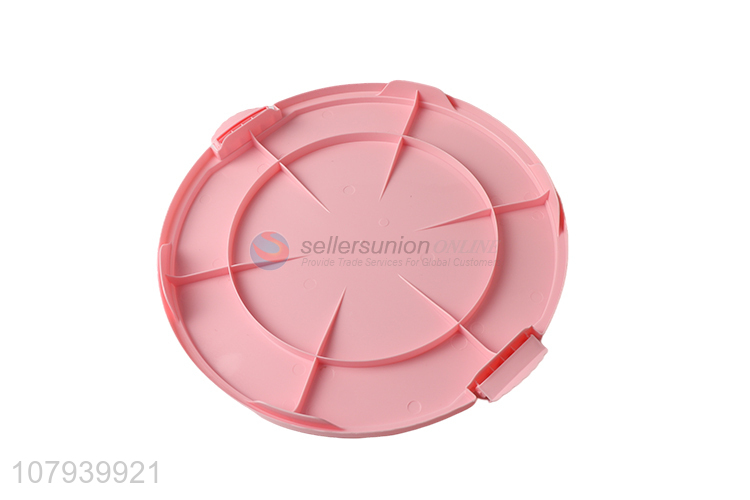 New Design Portable Round Plastic Cake Storage Box Cake Holder