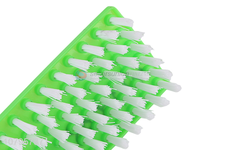 Popular products green plastic laundry brush creative hanging brush