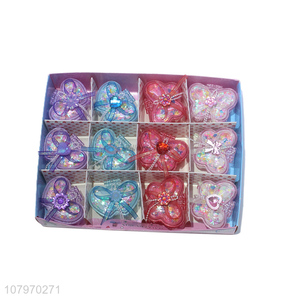 Wholesale little girl's jewelry <em>storage</em> <em>box</em> ring holder with gem lid