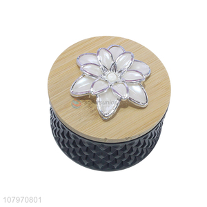 Low price glass jewelry <em>box</em> glass candy jar for tabletop decoration
