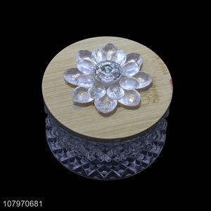 Yiwu market glass jewelry <em>box</em> ring holder necklace bracelet container