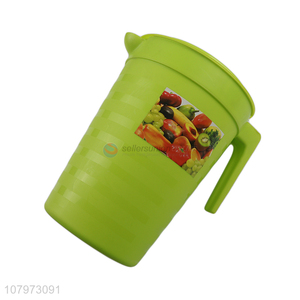 Wholesale food grade plastic water pitcher plastic water jug with handle