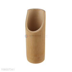 Good quality cooking utensils storage bamboo tube for kitchen