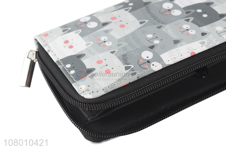 Popular Large-Capacity Zipper Wallet Long Clutch Bag Card Holder