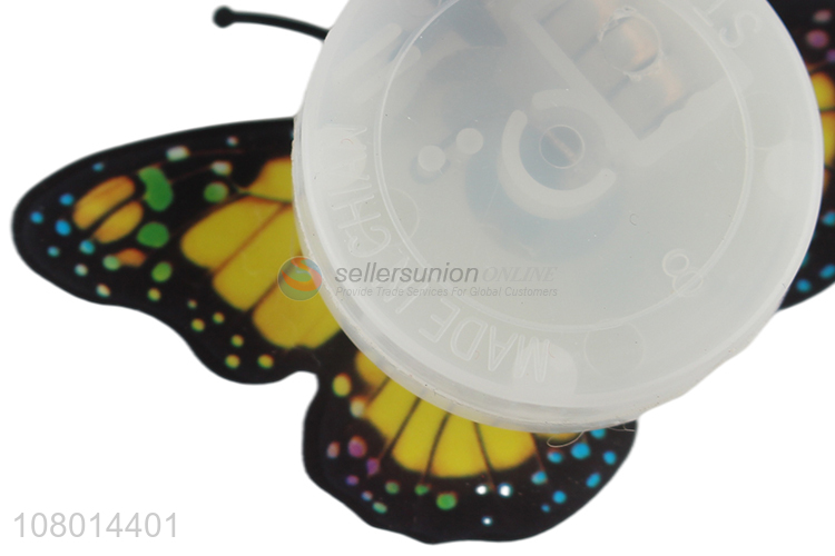 Most popular 3d glowing wall sticker decorative butterfly sticker light