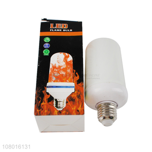 Factory wholesale white short LED flame bulb for household