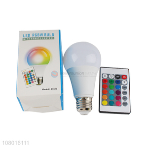 New products creative LED RGB bulb with remote control
