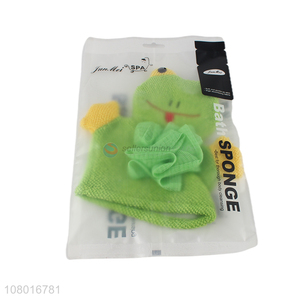 Yiwu wholesale cartoon animal shape multi-function bath gloves