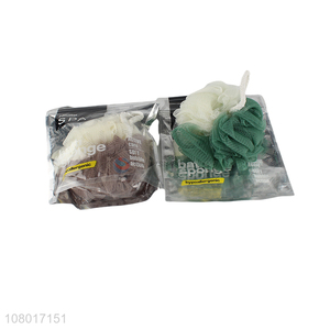 Latest products soft shower mesh bath sponge bath flower