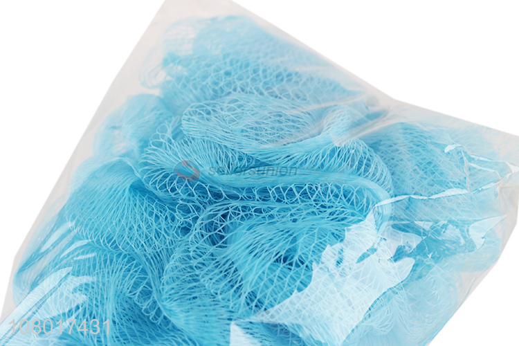 Factory price household soft mesh bath flower bath sponge